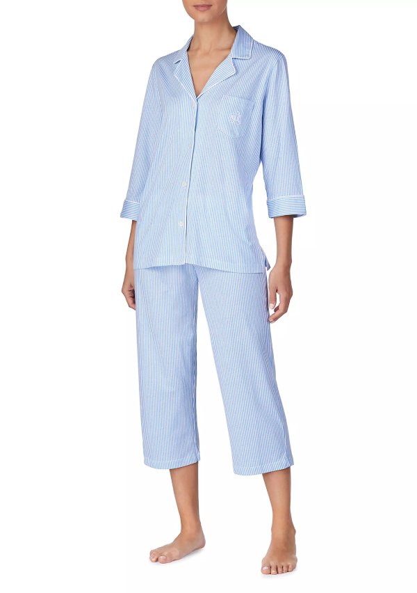 Knit Capri Pajama Set