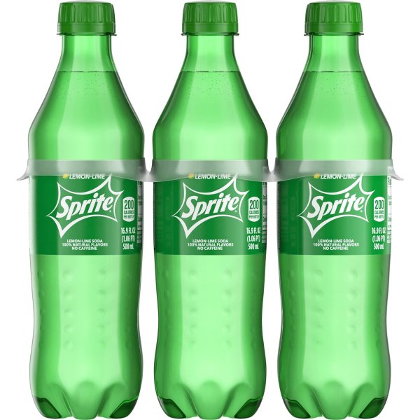 Coca-Cola / Sprite 瓶装汽水 16.9 oz 6瓶装