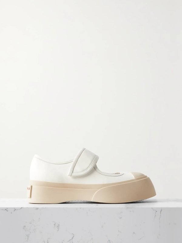 Pablo leather Mary Jane platform sneakers