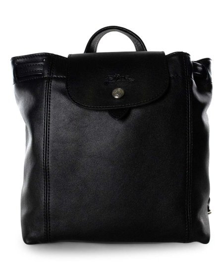 | Black Le Pliage Leather Backpack