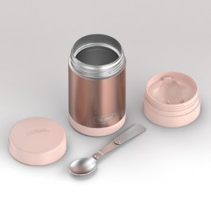 Thermos 16oz Food Jar with Spoon - Rose Gold