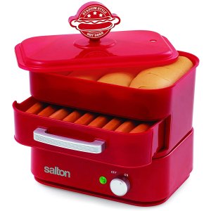 $29.98(原价$39.99)Salton 双层蒸锅、热狗机 给全家来一份热乎乎早餐