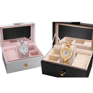 Akribos XXIV Women's Bracelet Watch with Jewelry Box