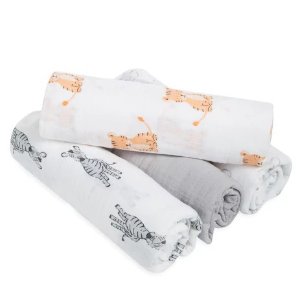 aden by aden + anais 纱布包巾、婴儿服饰特卖，封面款低至$17.49