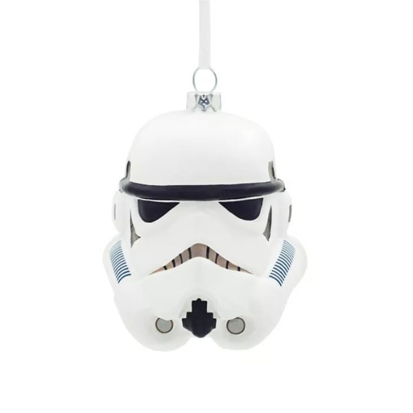 Christmas Ornament Star Wars Stormtrooper Helmet Blown Glass