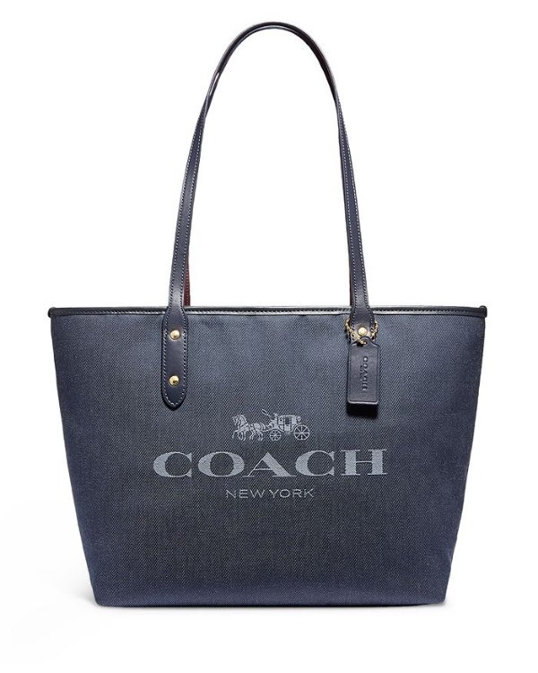 City Small Leather Tote