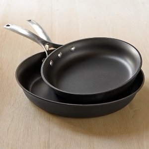 Calphalon Unison Nonstick Slide Surface Omelette Pan, 10 and 12", Black