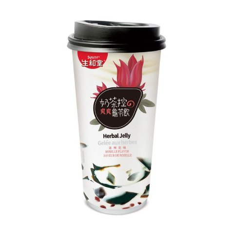生和堂 奶茶控 爽爽龟苓饮 洛神花味 390g 