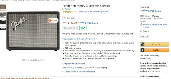 Monterey Bluetooth Speaker