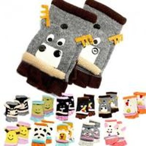 David & Young Critter Animal Gloves - Hand Flip Top