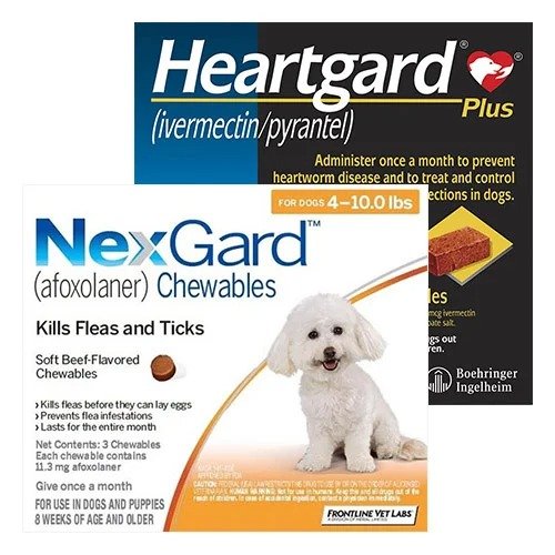 Nexgard & Heartgard Plus Combo Packs for Dog