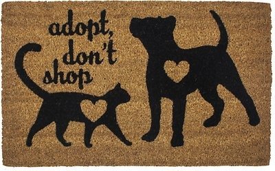 Entryways Adopt, Don't Shop Pet Doormat, 17x28 - Chewy.com