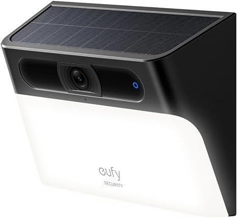eufy Security Solar Wall Light Cam S120, Solar Security Camera
