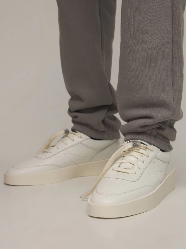 LEATHER TENNIS SNEAKERS
