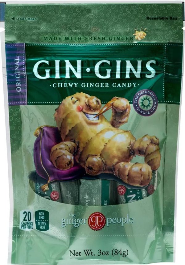 Ginger People Ginger Chews Original 3 Oz Bag | Nuts, Seeds, & Fruit Products | Puritan's Pride