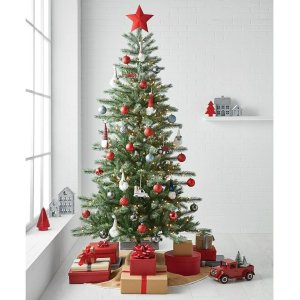 Target 多款圣诞树热卖 6尺带灯款$120