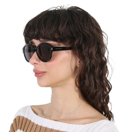 Black Round Ladies Sunglasses SL 400 001 58