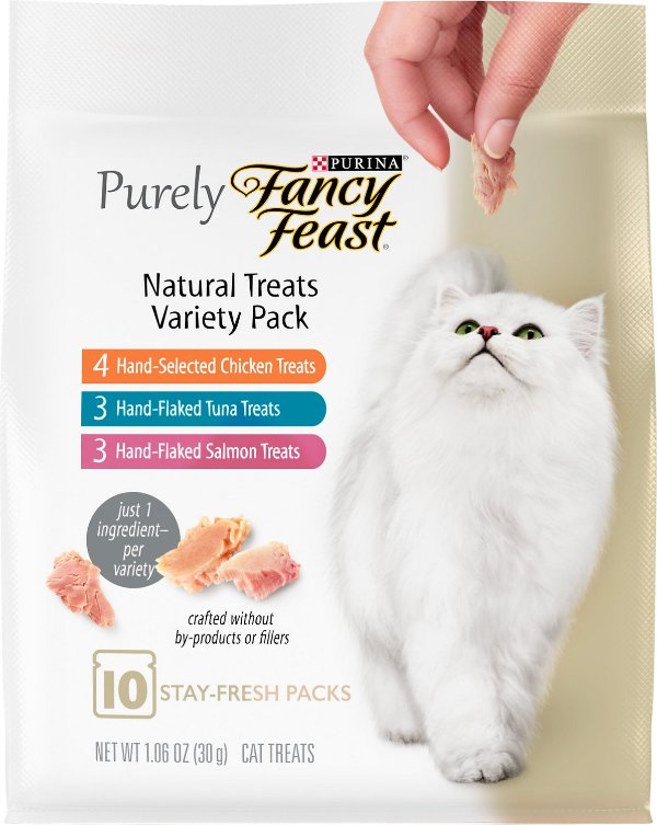 Purely Natural Treats Variety Pack Cat Treats, 1.06-oz pouch - Chewy.com