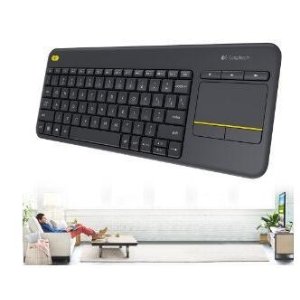 Logitech Wireless Touch Keyboard K400 Plus with Built-In Touchpad for Internet-Connected TVs
