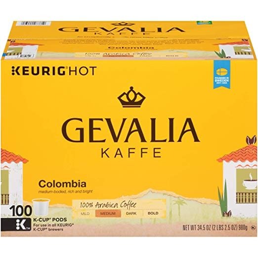 Medium Roast Coffee Keurig K Cup Pods (100 Count)