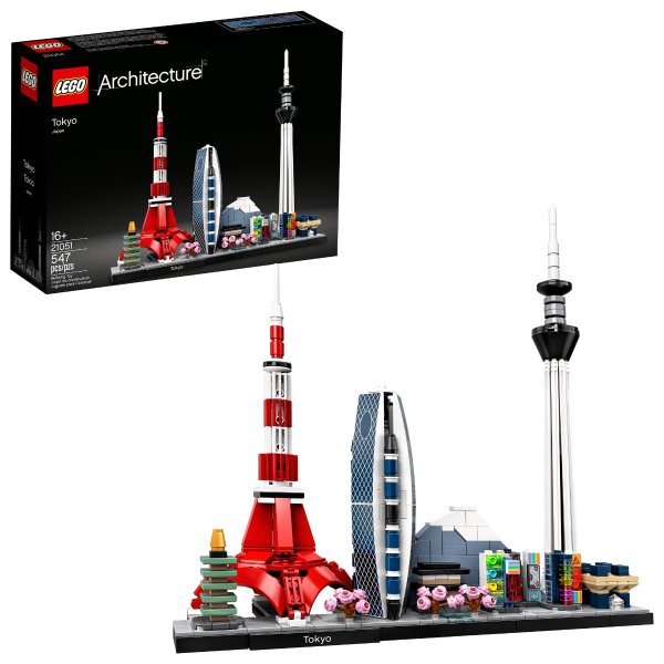 Architecture Skylines Tokyo 21051 Building Kit, Collectible Building Set for Adults (547 Pieces)