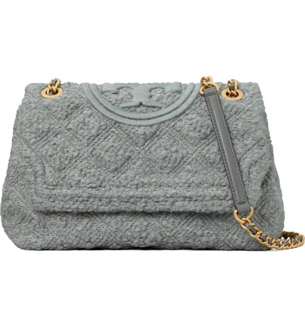 Fleming Soft Convertible Wool Blend Boucle Crossbody Bag
