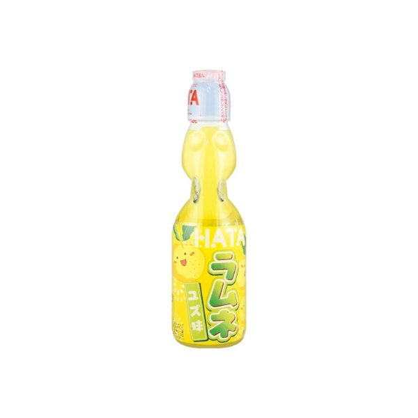 HATAKOSEN Ramune Soda - Yuzu Flavor, 6.76fl oz
