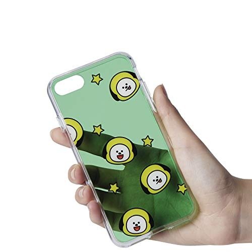 Official Merchandise by Line Friends - CHIMMY Pattern TPU Case for iPhone 8 / iPhone 7, Green