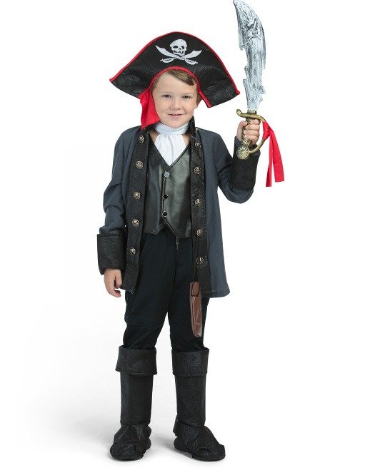 Kids 7pc Pillaging Pirate Costume