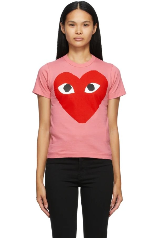 Pink Big Heart T-Shirt