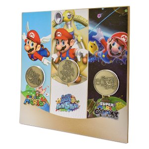 Sunrise Identity Nintendo 3pc Mario Collectible Coin Set
