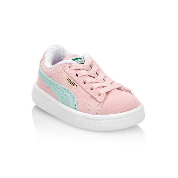 Little Girl's Suede Classic Sneakers