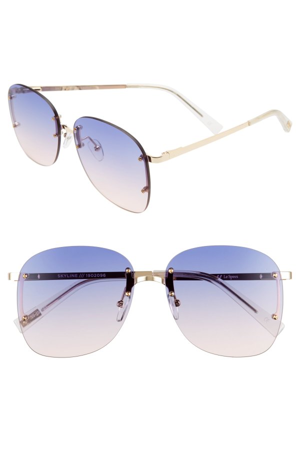 Skyline 59mm Rimless Sunglasses