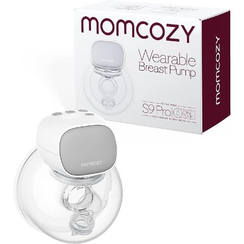 Momcozy Hands-Free Breast Pump S12 Pro, Wearable Pump with Comfortable  Double-Sealed Flange 24mm, 3 Modes & 9 Levels Electric Breast Pump Portable  for