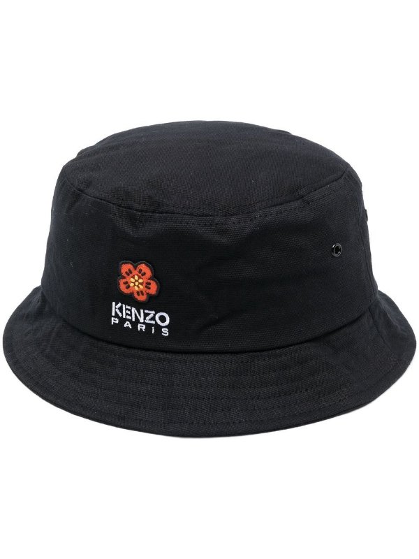 Boke flower crest bucket hat