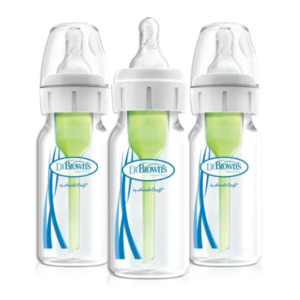 Options+ 婴儿防胀气奶瓶3个装