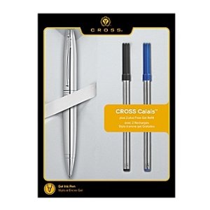 Exclusive Calais Polished Chrome Rollerball Pen with 2 Bonus Refills @ A.T.Cross