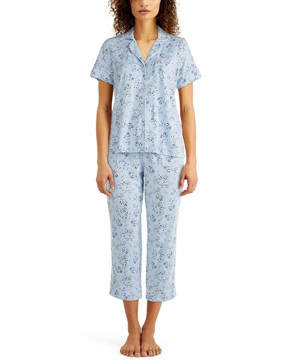 Printed Capri Pants Pajama Set, Created for Macy's