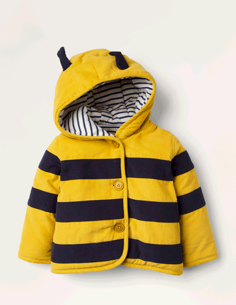 婴儿小蜜蜂灯芯绒保暖外套