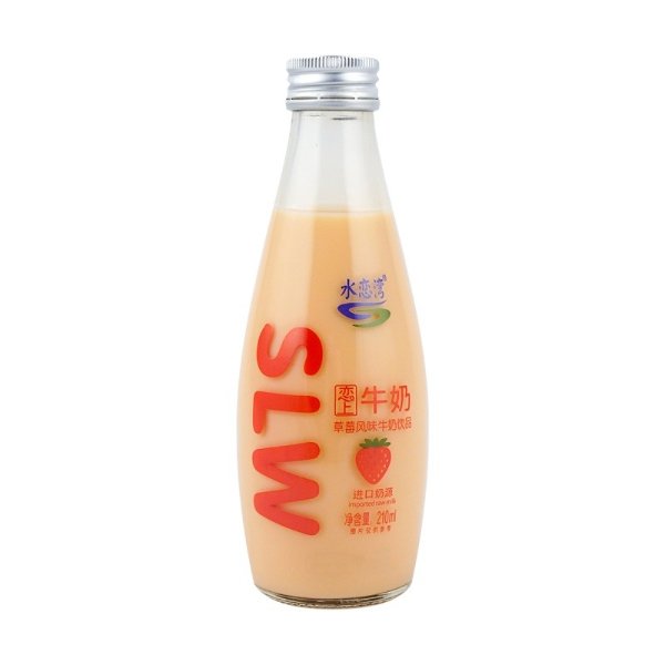 水恋湾 风味牛奶饮品 草莓 210ml