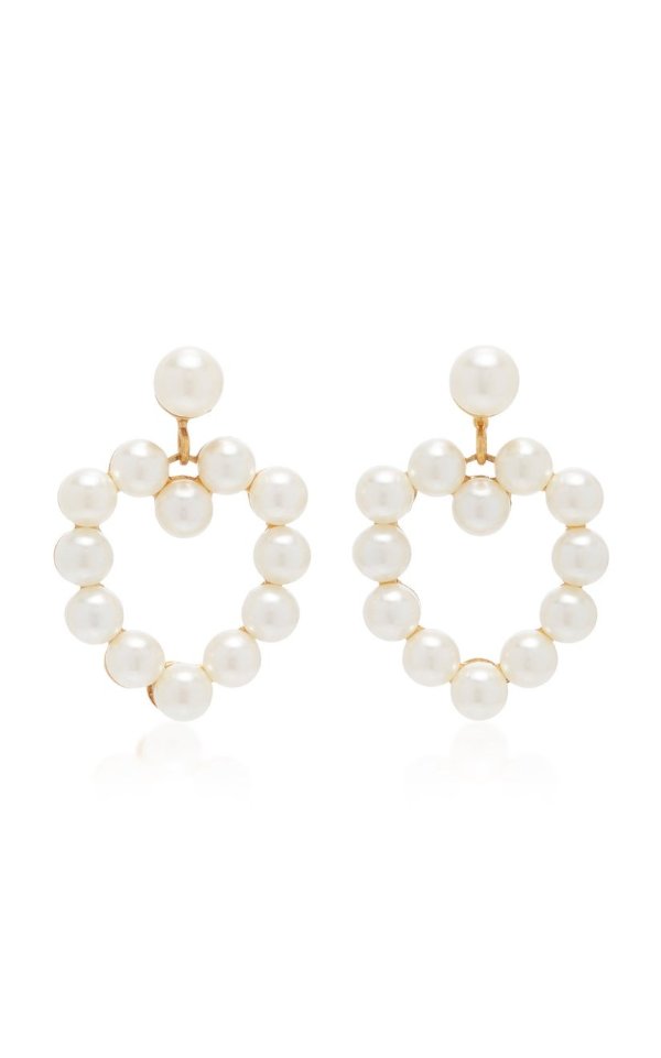 Melodie Gold-Plated Faux Pearl Earrings