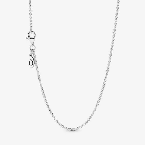 Adjustable Sterling Silver Chain Necklace