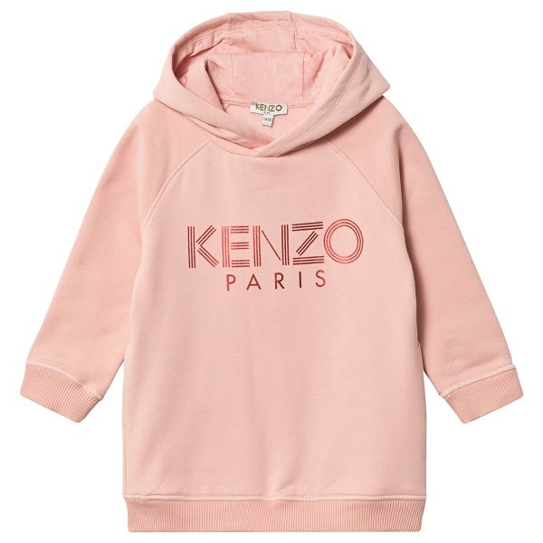 Pink Kenzo Logo Hoodie Dress | AlexandAlexa