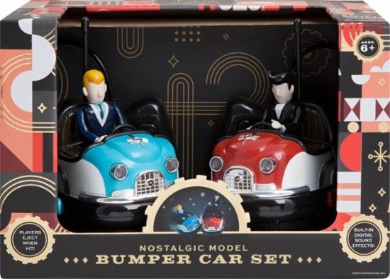 - Toy RC Bumper Car Set Retro - Multicolor
