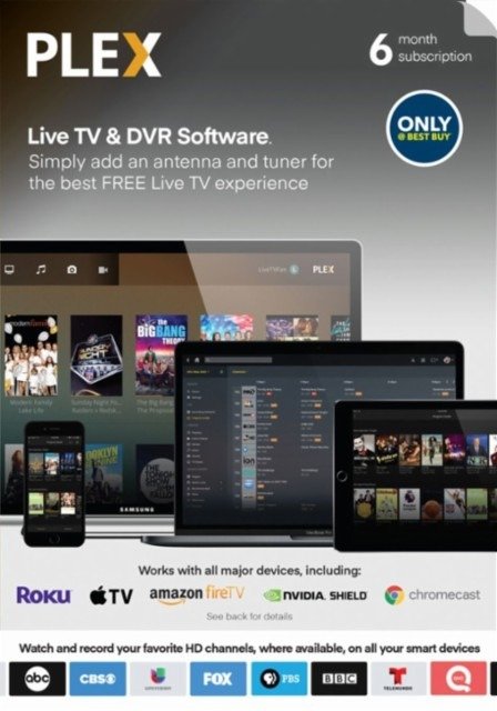 Plex Live TV and DVR 软件 6个月