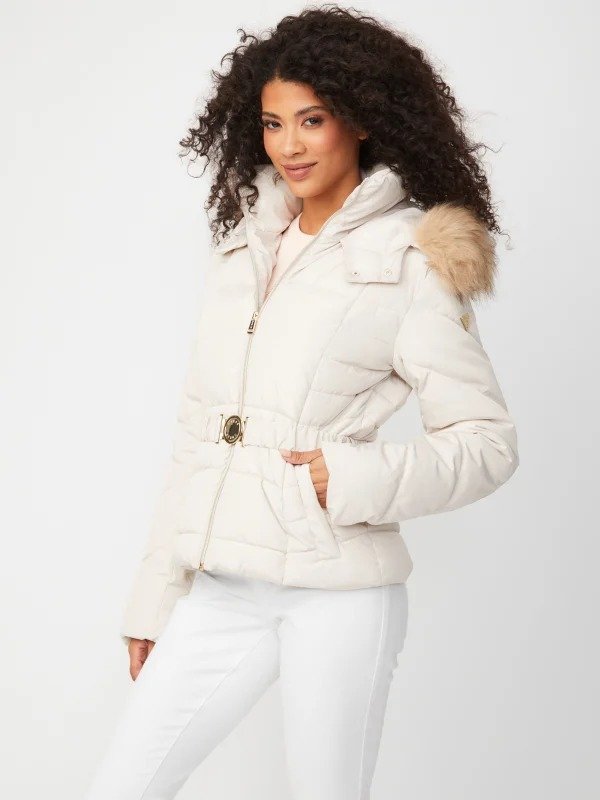 Oriana Belted Puffer Jacket