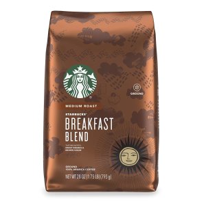 Starbucks 早餐混合中度烘焙咖啡粉 28oz
