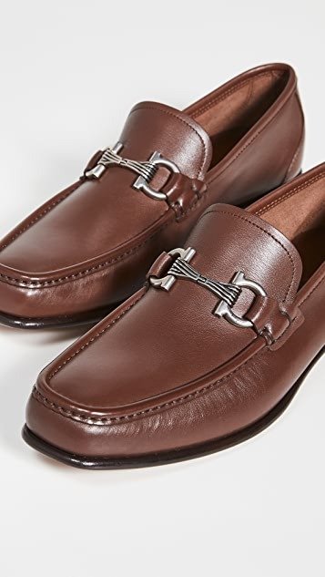 Swan Leather Loafers