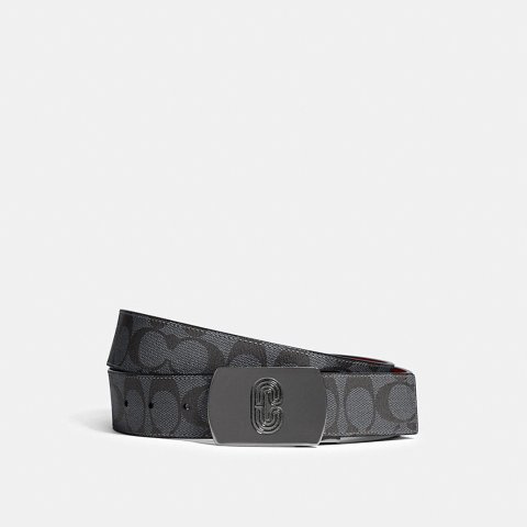 CoachPlaque Buckle 腰带 38mm