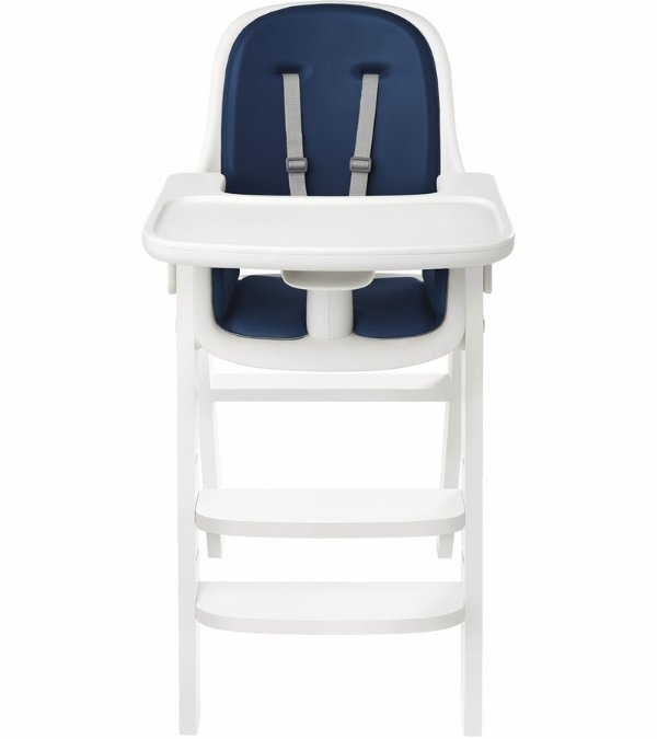 Tot Sprout High Chair - Navy / White